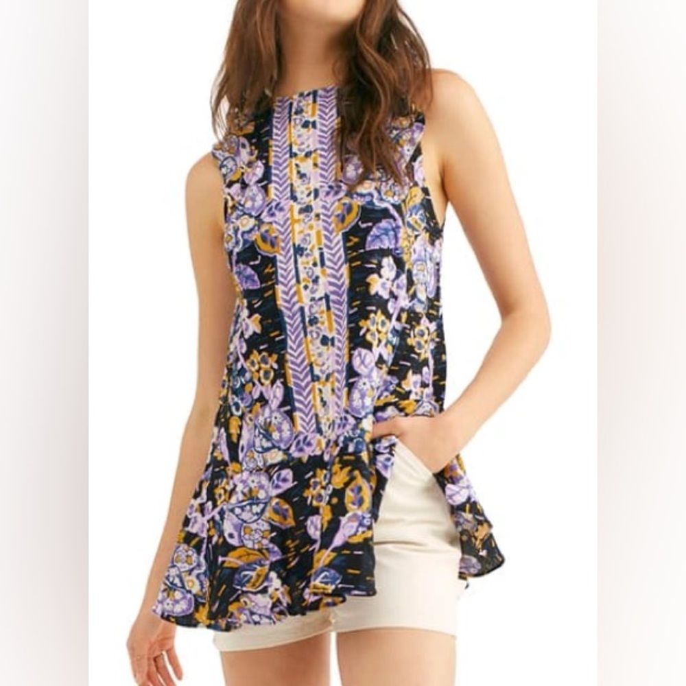 Free People Summer In Tulum Tunic Size Large